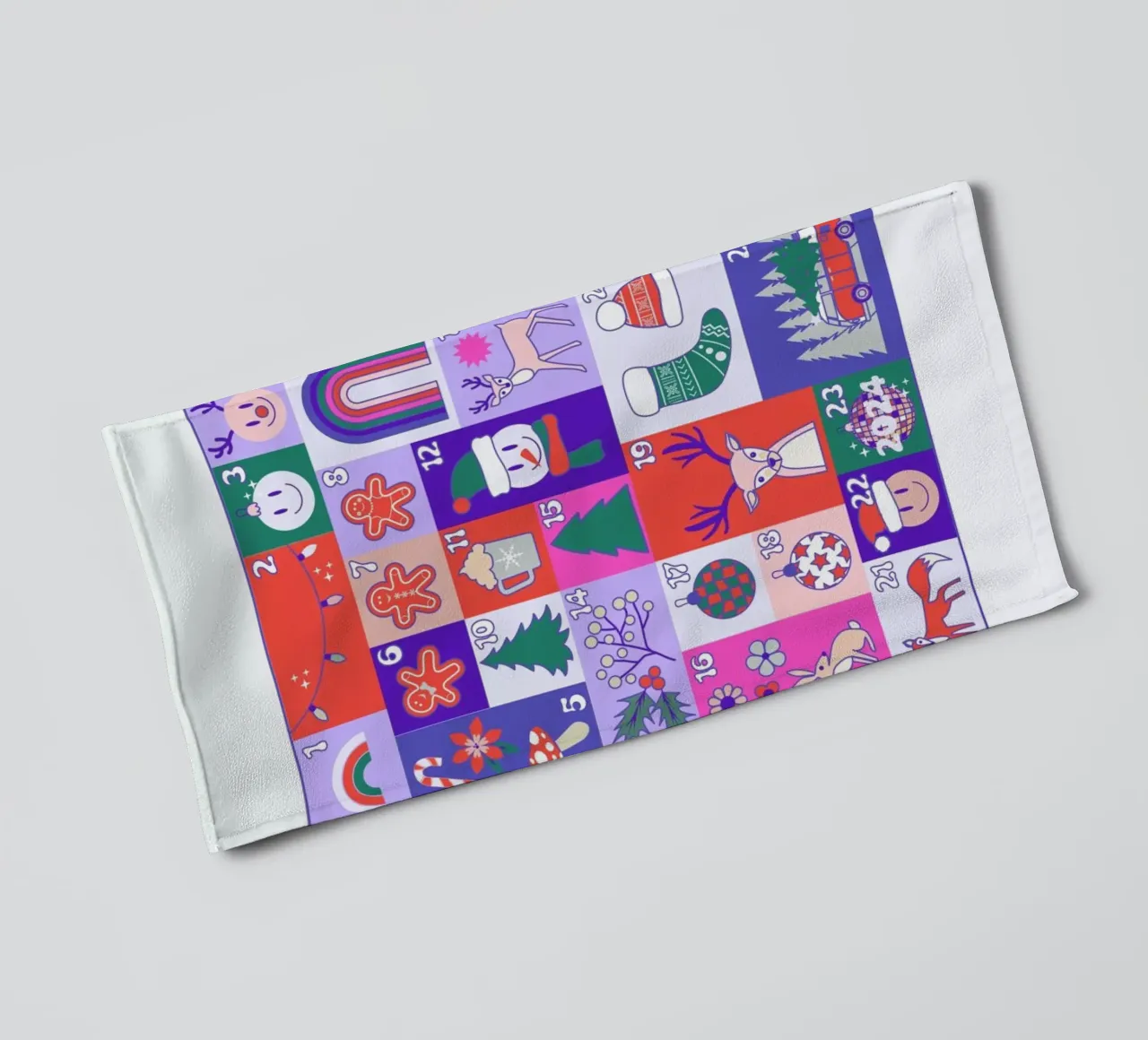 Advent Calendar 2024 towel by cafelab
