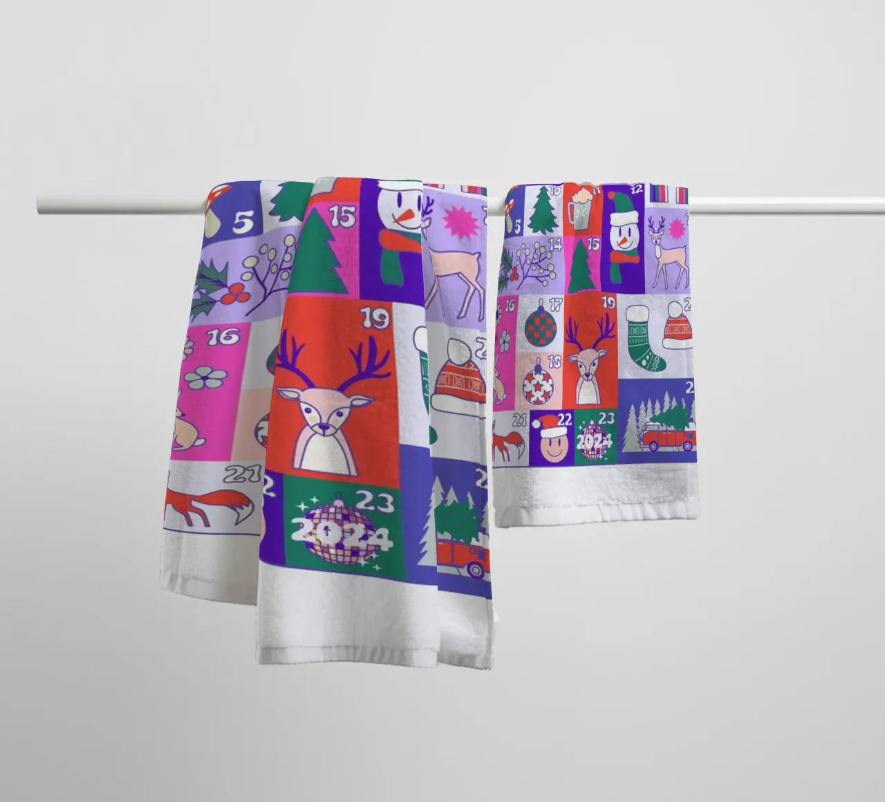 Advent Calendar 2024 towel by cafelab