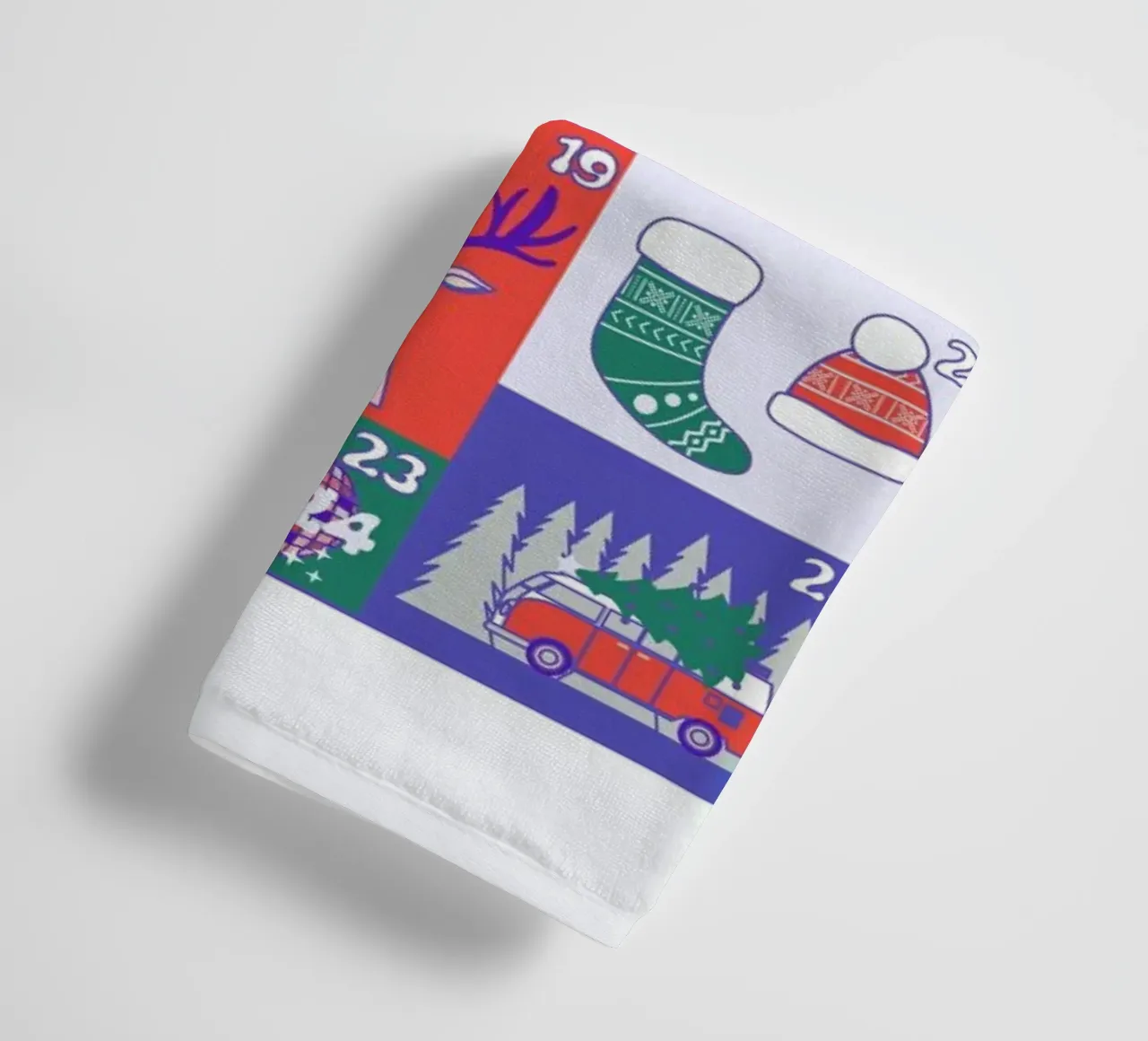 Advent Calendar 2024 Handtuch von cafelab