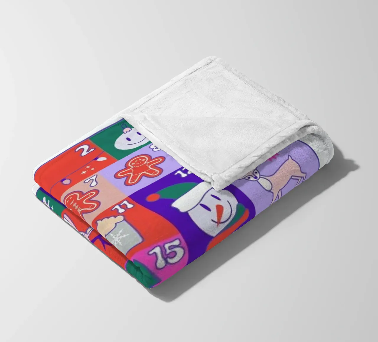 Advent Calendar 2024 fleece blanket by cafelab