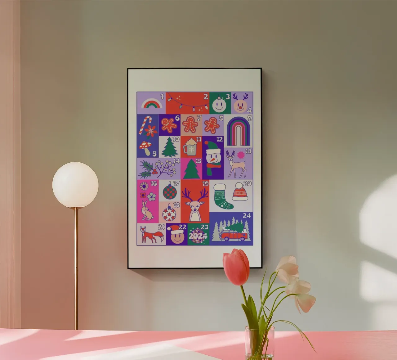 Advent Calendar 2024 Acryl-Glas von cafelab