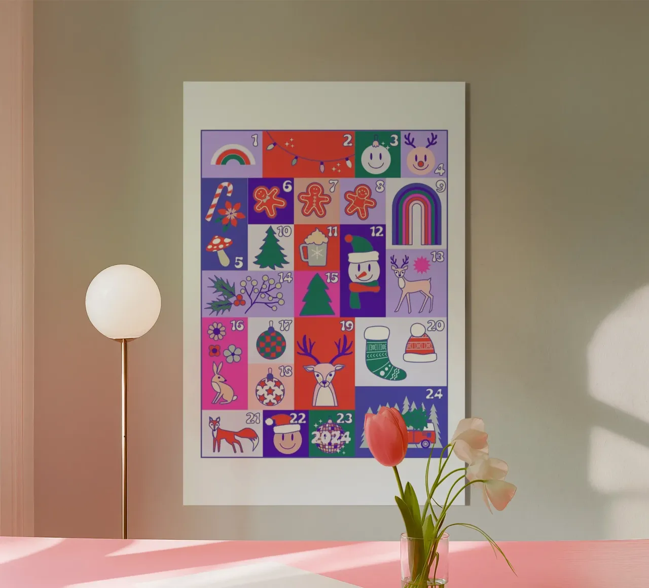 Advent Calendar 2024 Acryl-Glas von cafelab