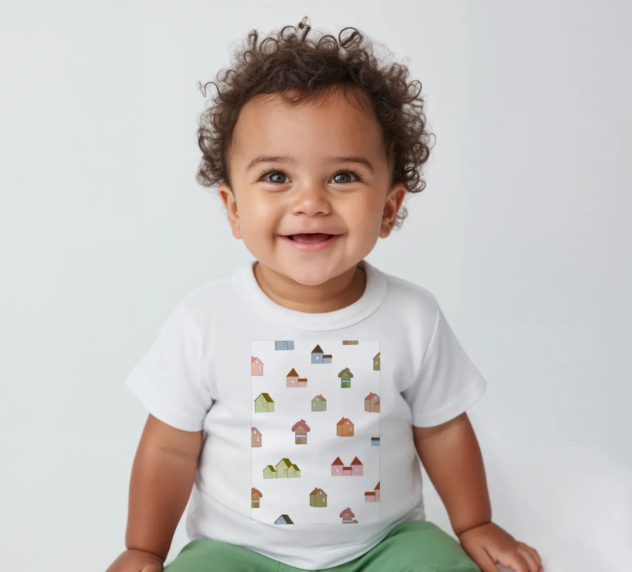 modello di case multiple maglietta neonato da gulsengunel