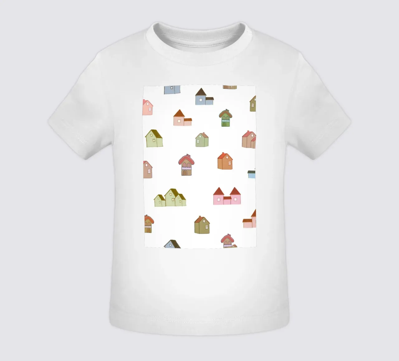 modello di case multiple maglietta neonato da gulsengunel