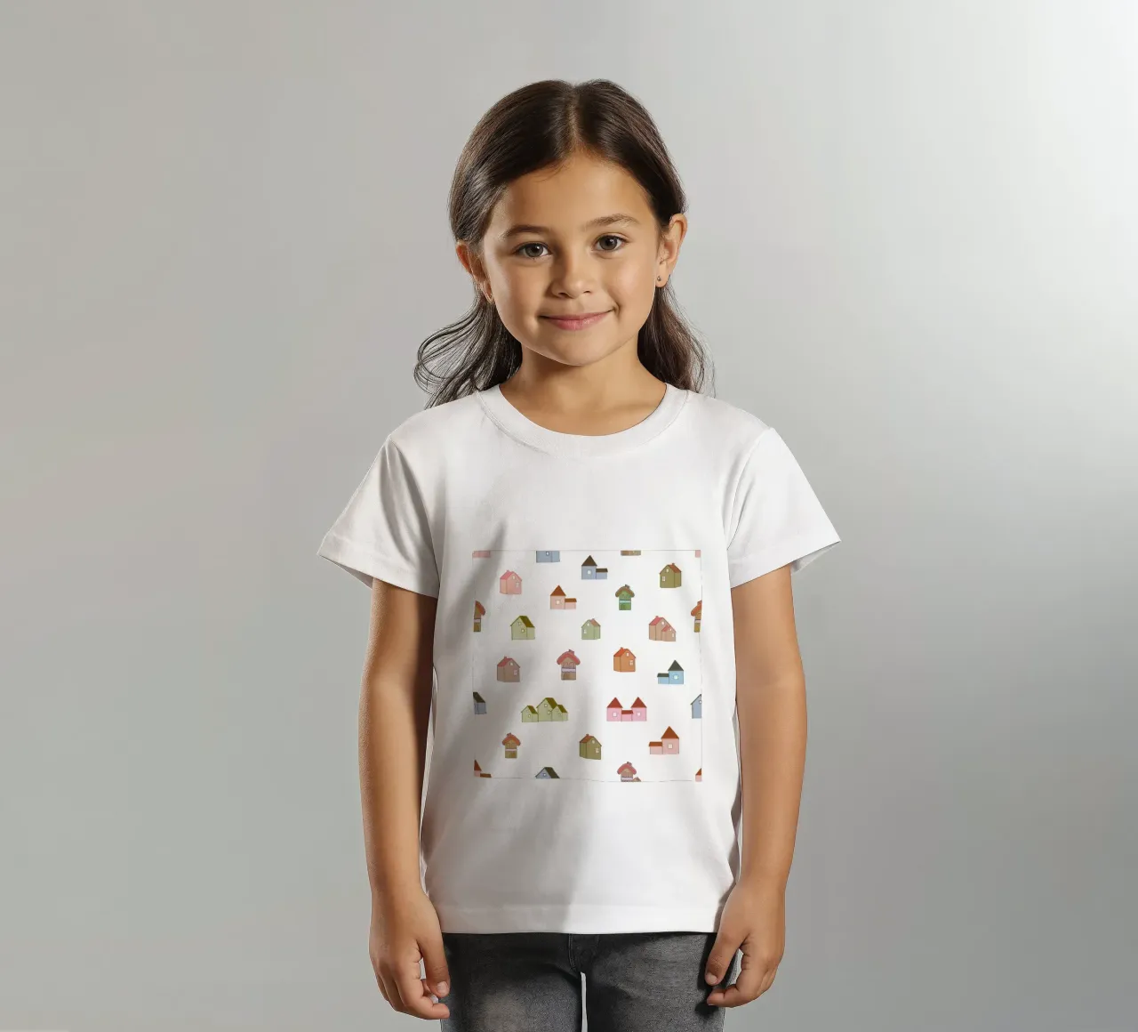 modello di case multiple t-shirt bambini da gulsengunel