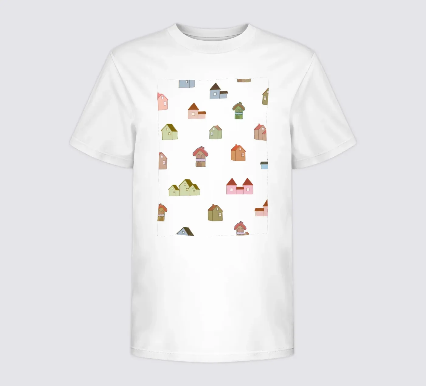 modello di case multiple t-shirt bambini da gulsengunel