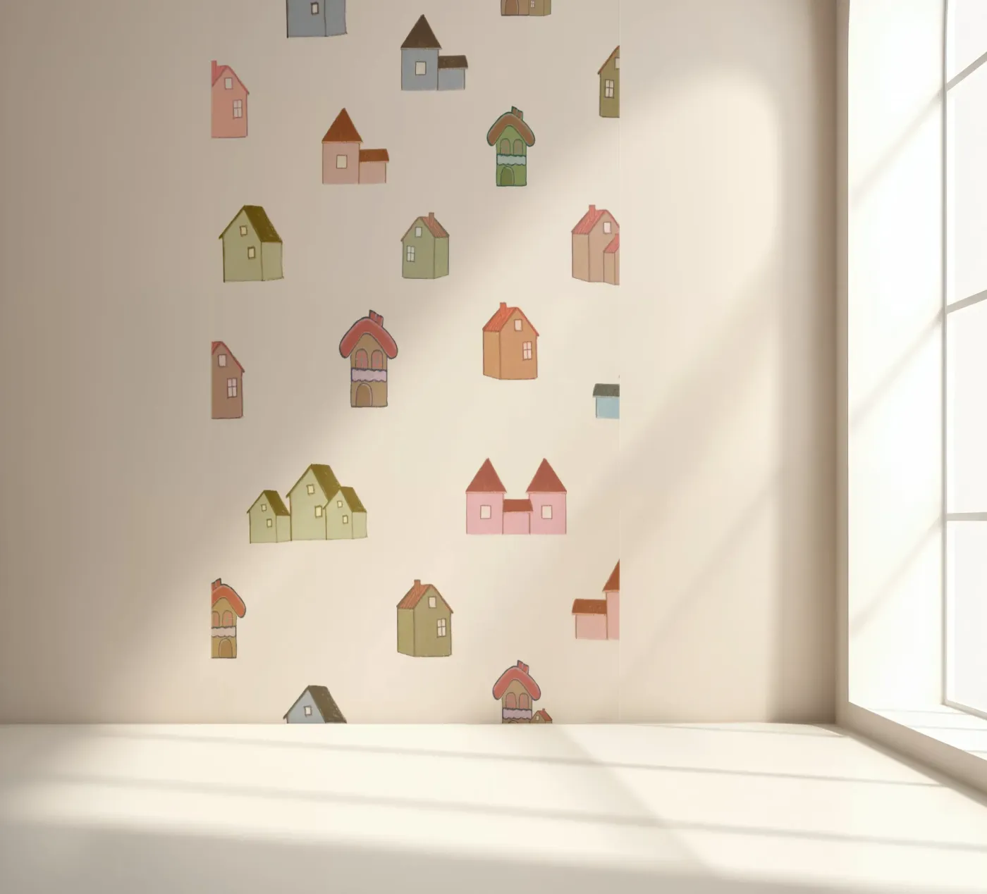 Muster für mehrere Häuser Fototapete von gulsengunel