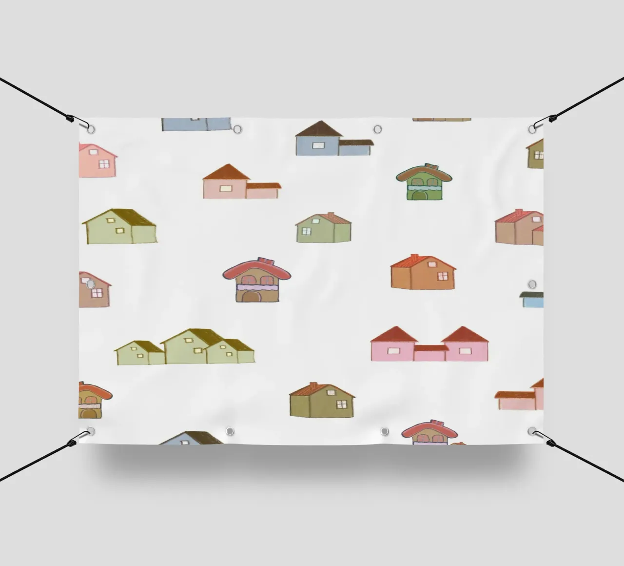 modello di case multiple telo in pvc da gulsengunel