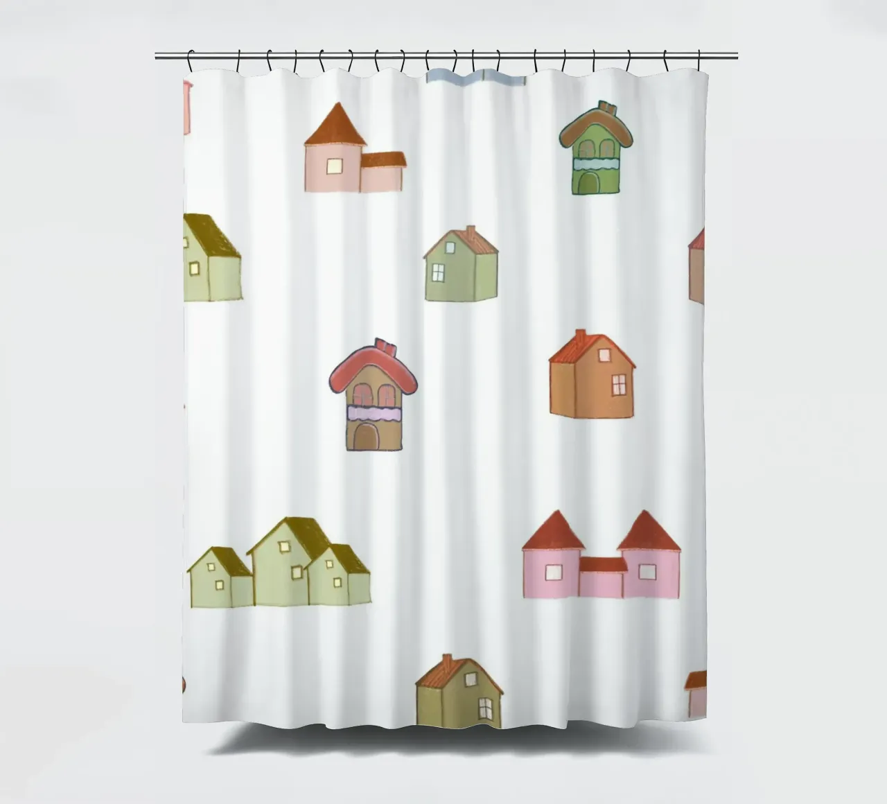 modello di case multiple tenda da doccia da gulsengunel