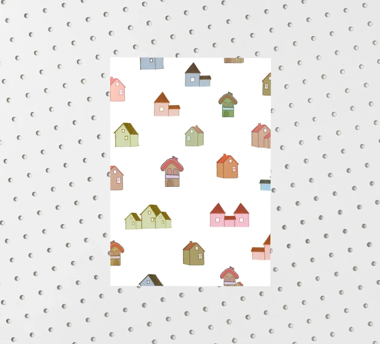 modello di case multiple adesivo da gulsengunel