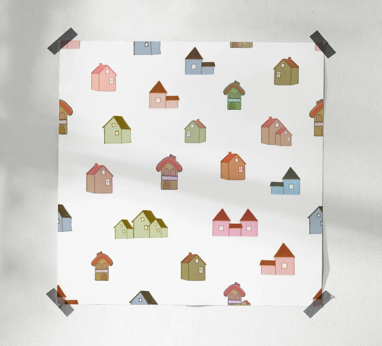 modello di case multiple carta hahnemühle da gulsengunel