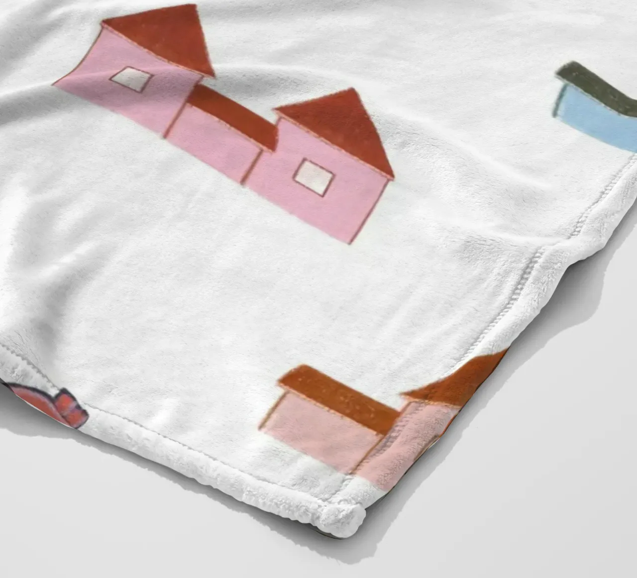 modello di case multiple coperta in pile da gulsengunel