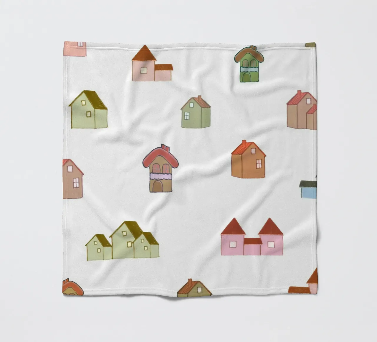 modello di case multiple coperta in pile da gulsengunel