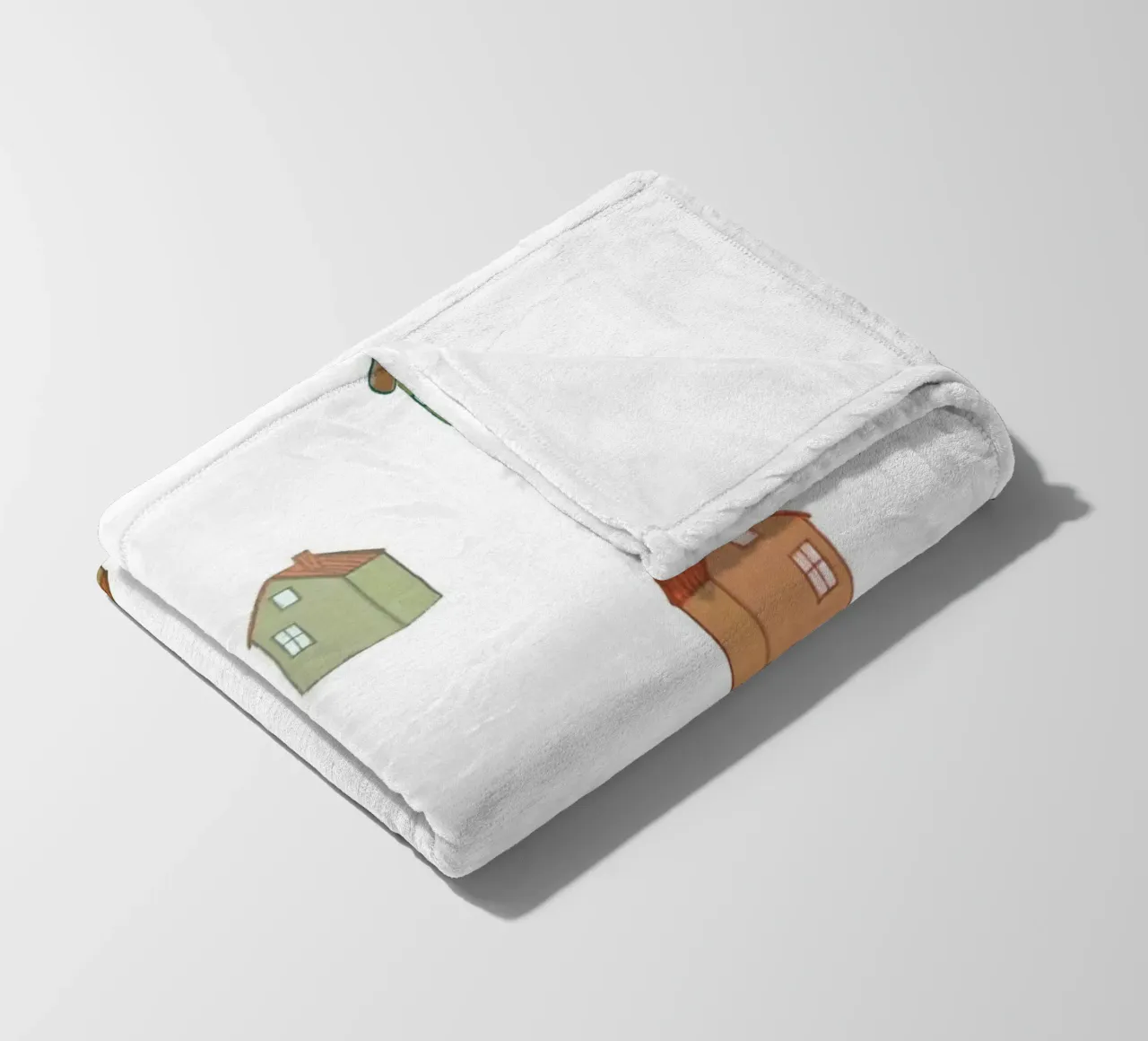 modello di case multiple coperta in pile da gulsengunel