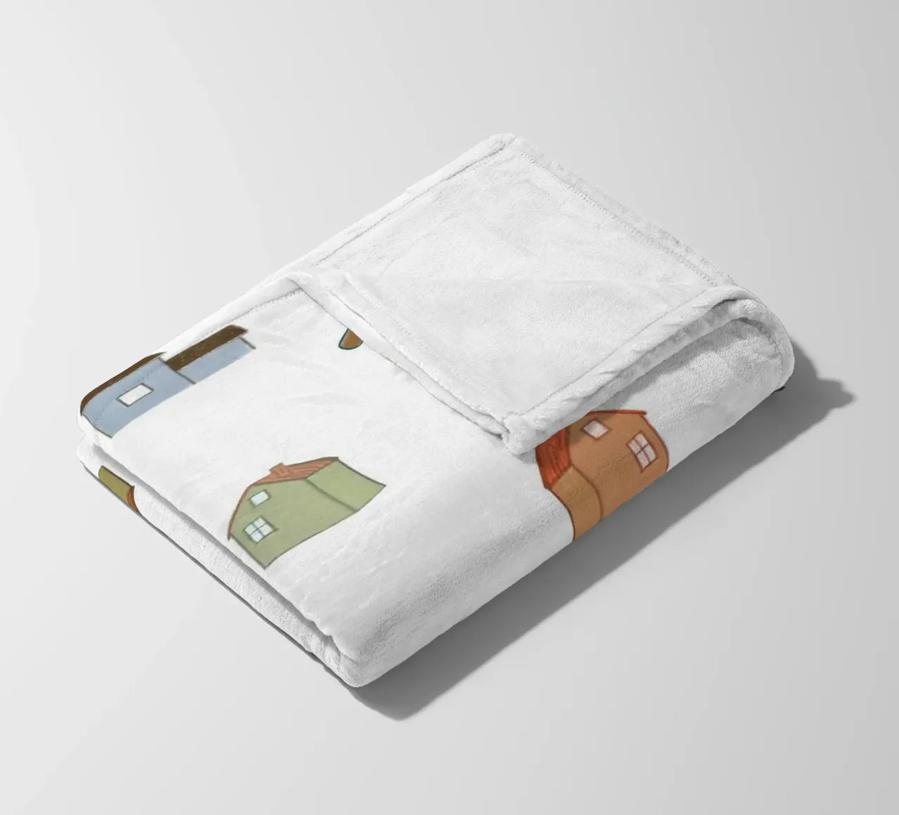 modello di case multiple coperta in pile da gulsengunel