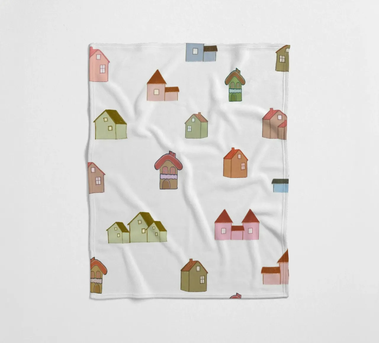 modello di case multiple coperta in pile da gulsengunel