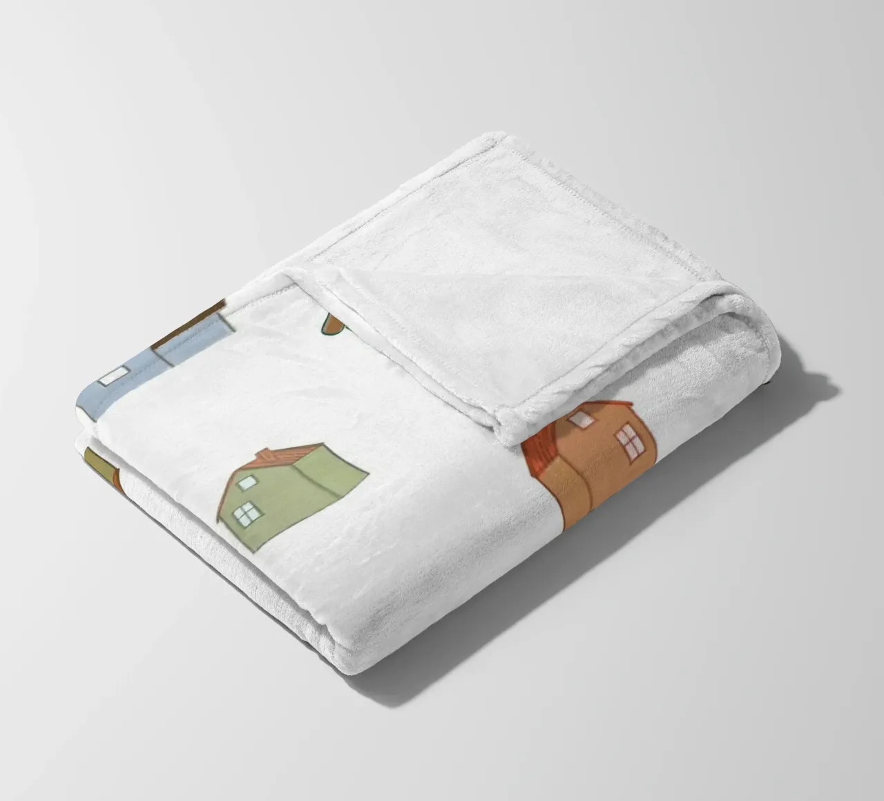 modello di case multiple coperta in pile da gulsengunel