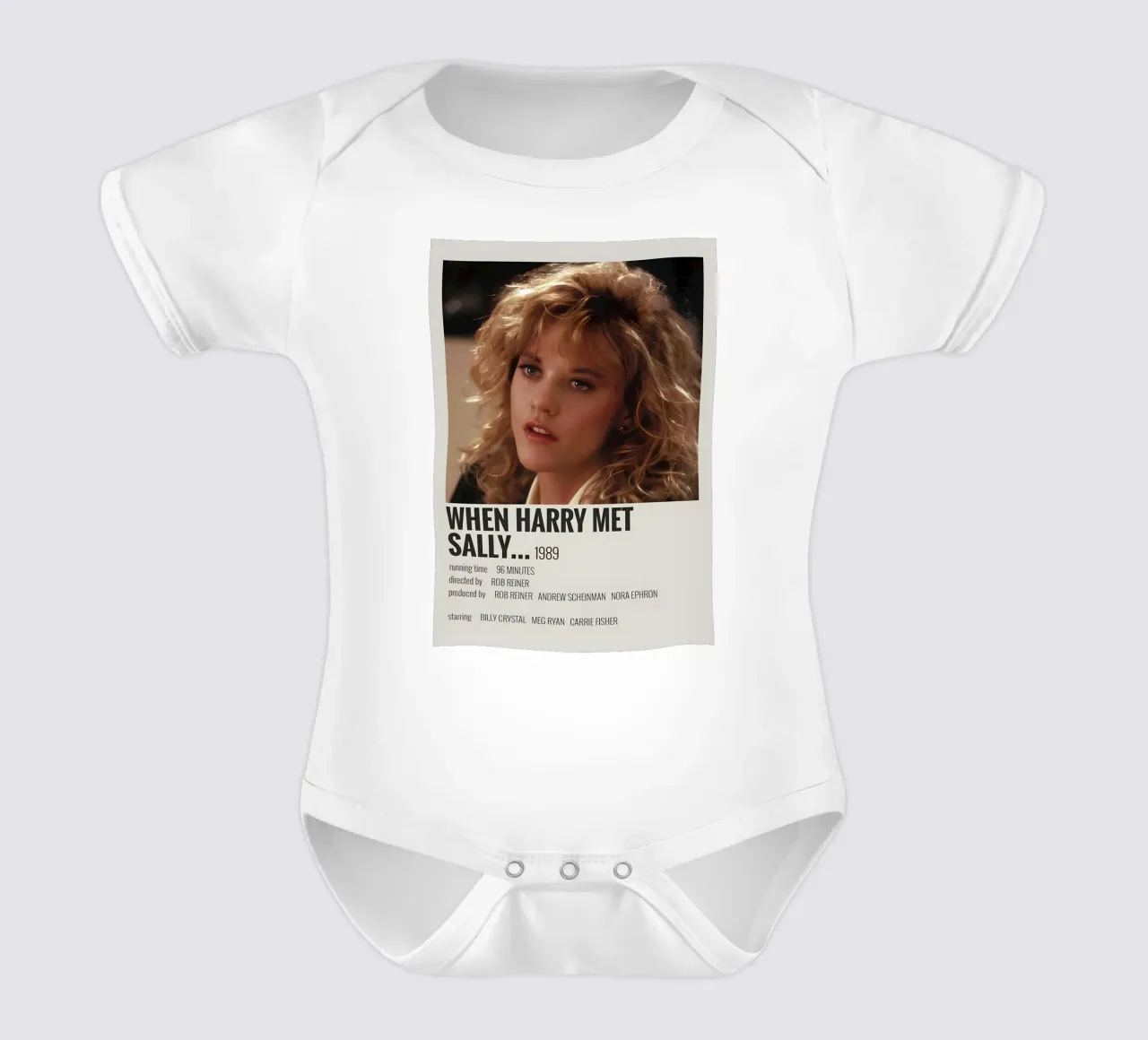 WHEN HARRY MET SALLY 1989 Kurzarm Babybody von MVFminimalist