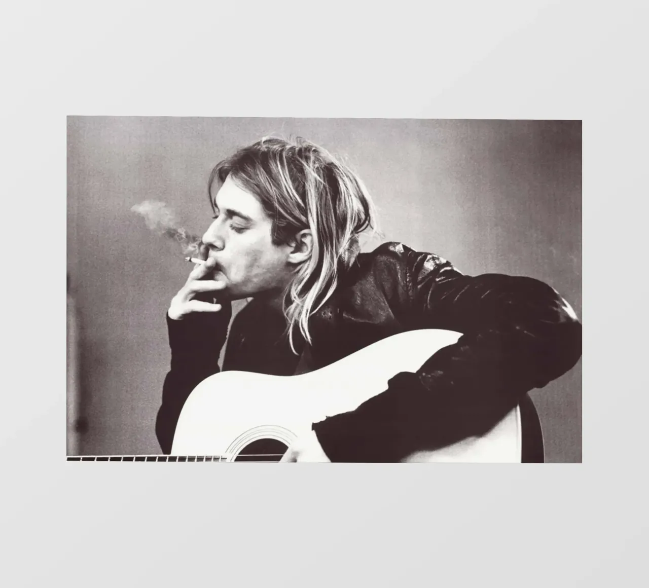 Kurt Cobain Playing Guitar telo in pvc da Has Fab