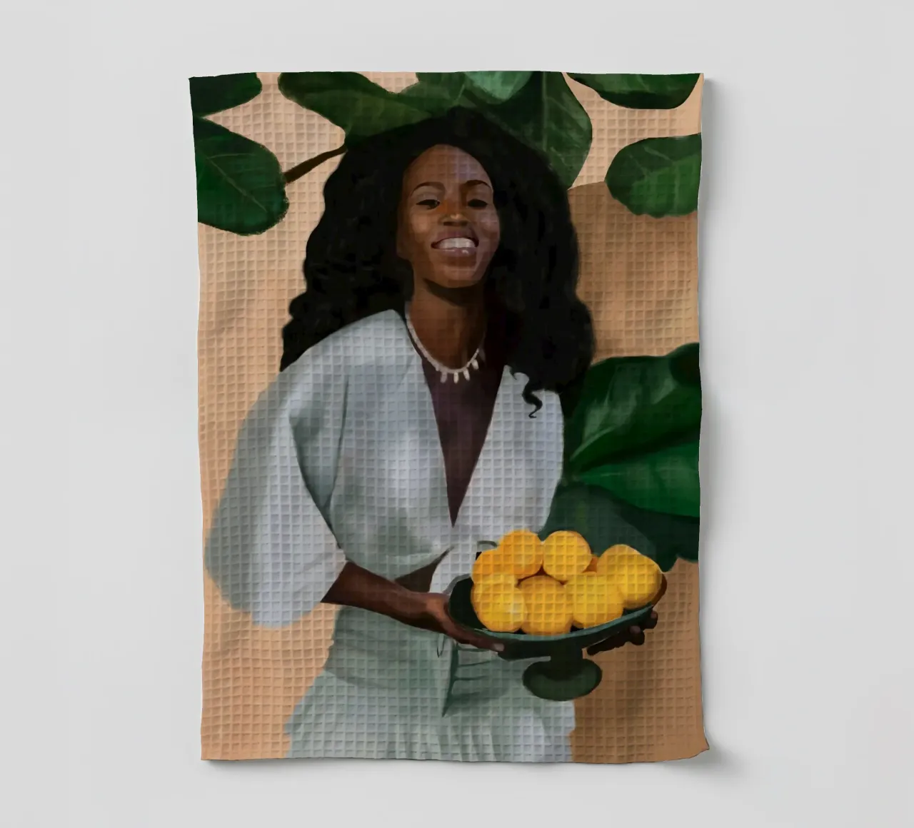 Building a home tea towel by Verse
