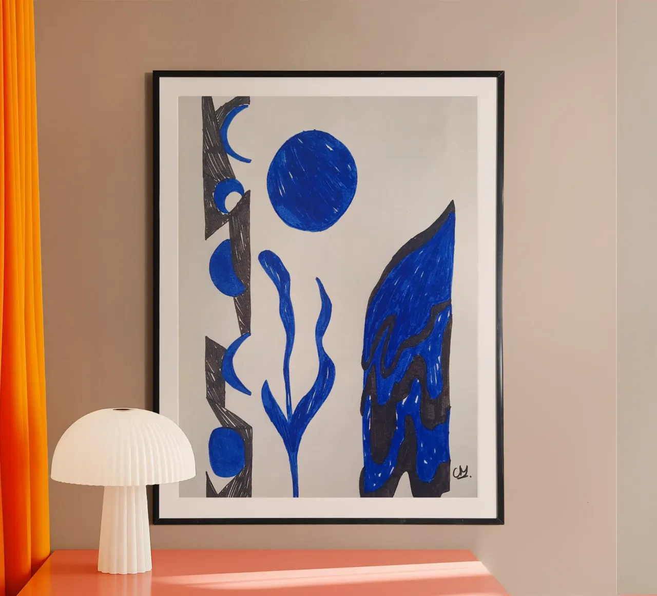 Abstract landscape hahnemühle by Cohe studio
