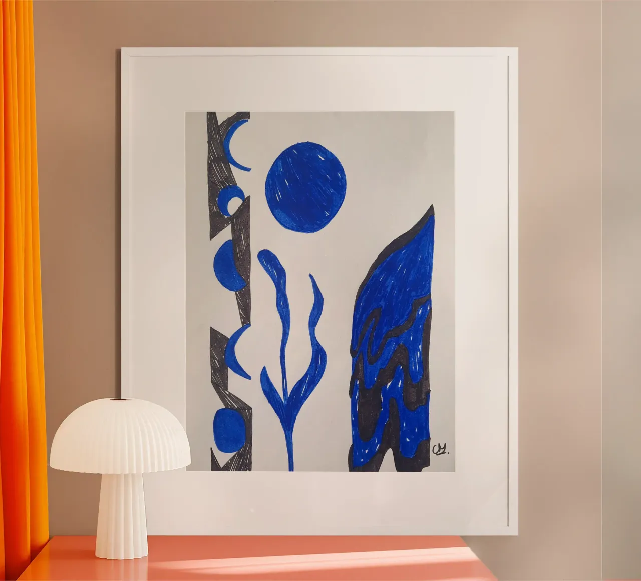 Abstract landscape hahnemühle by Cohe studio