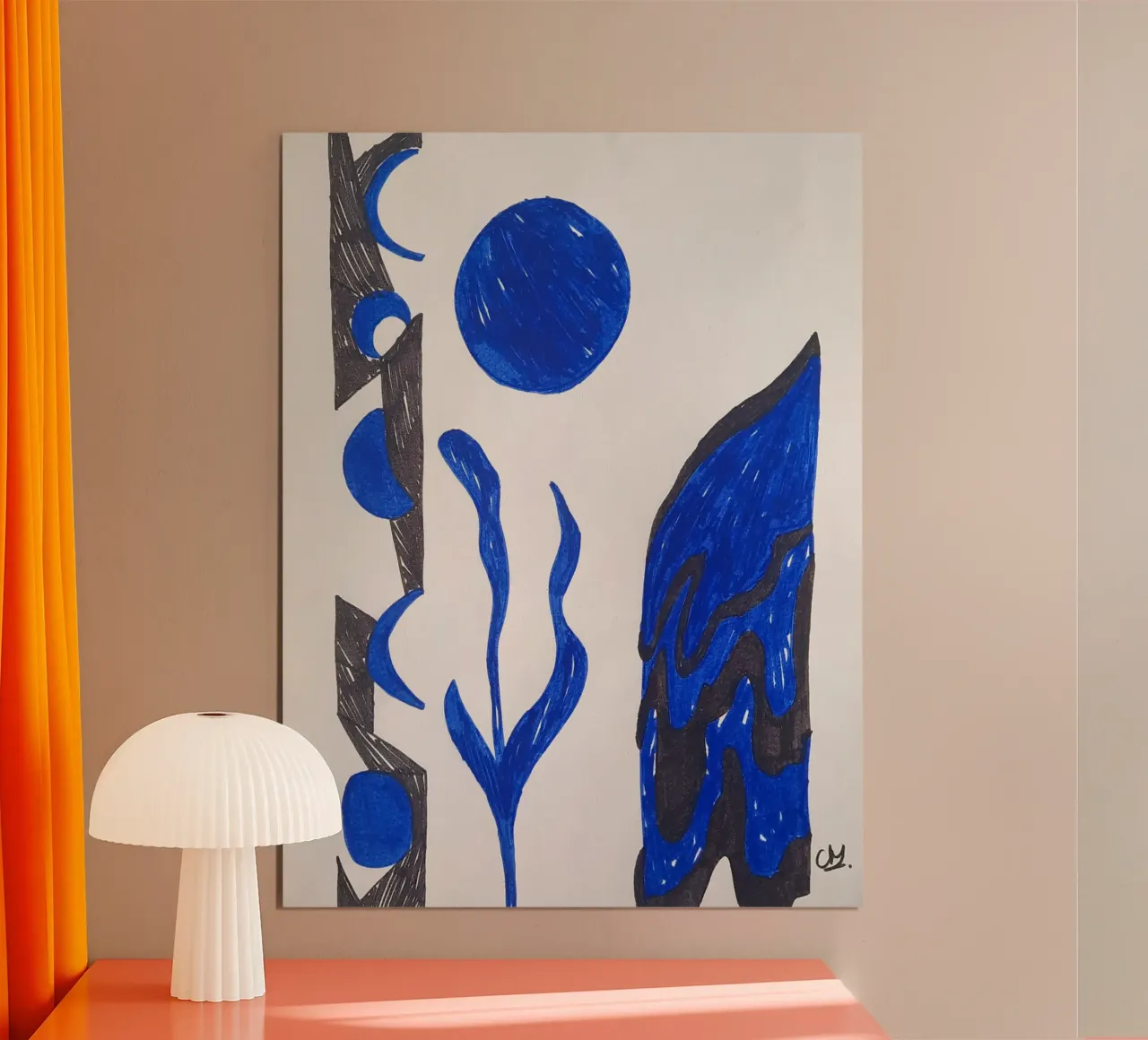 Abstract landscape hahnemühle by Cohe studio