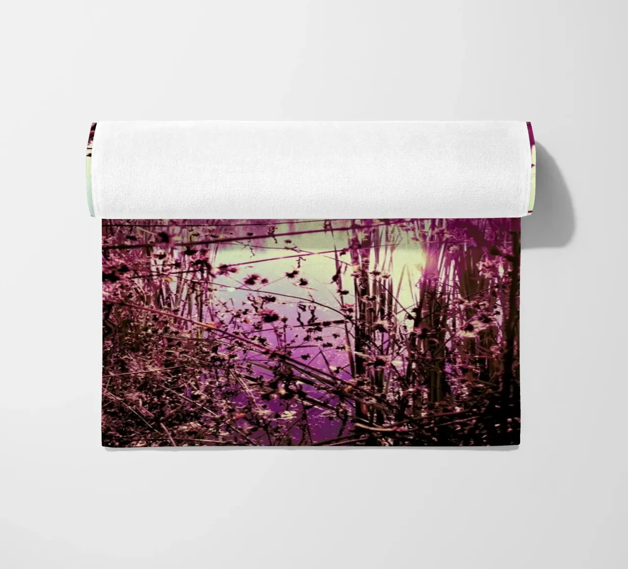 Rose Tinted World beach towel by Angelo Cerantola