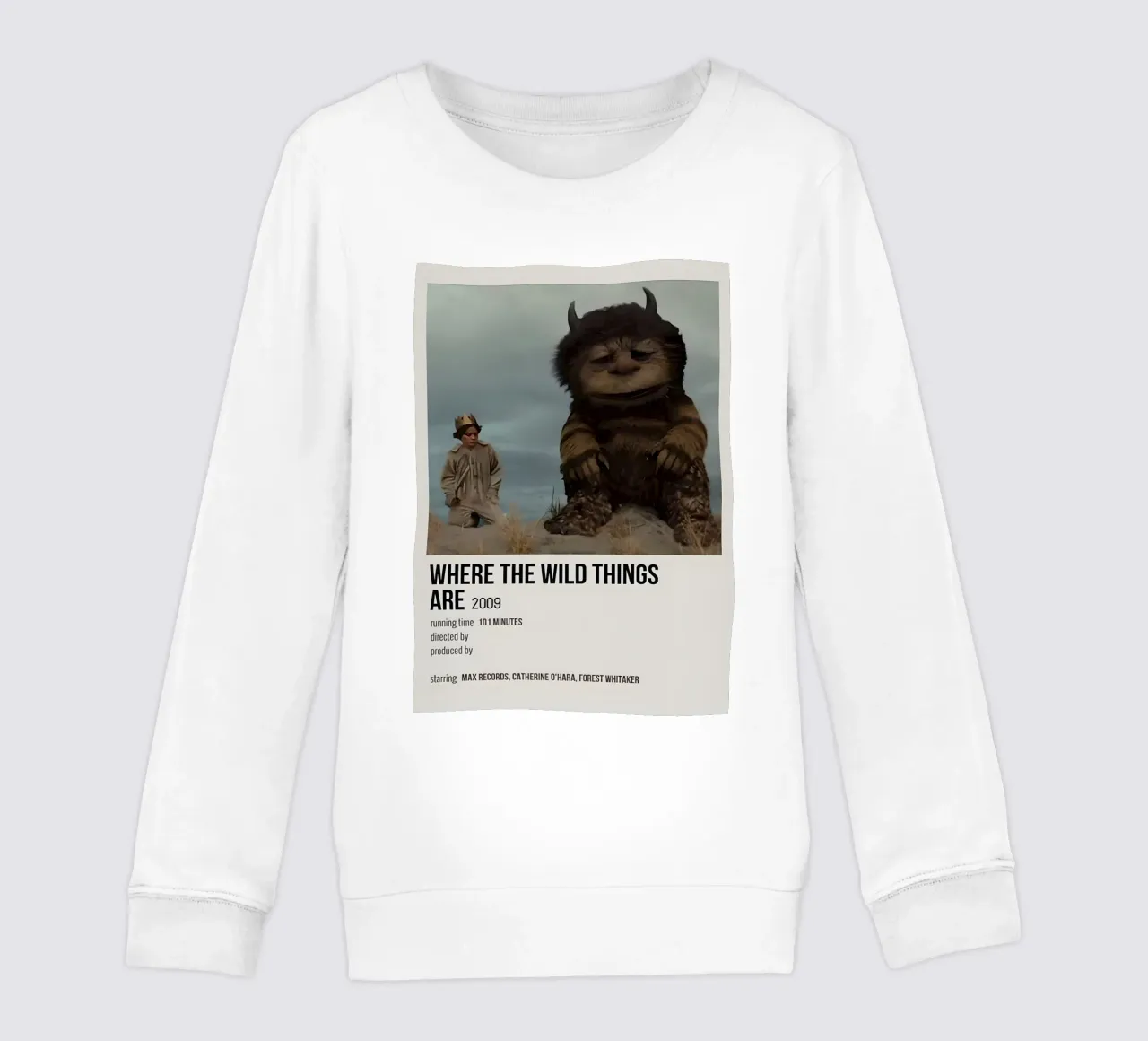 WHERE THE WILD THINGS ARE 2009 felpa bambino da MVFminimalist