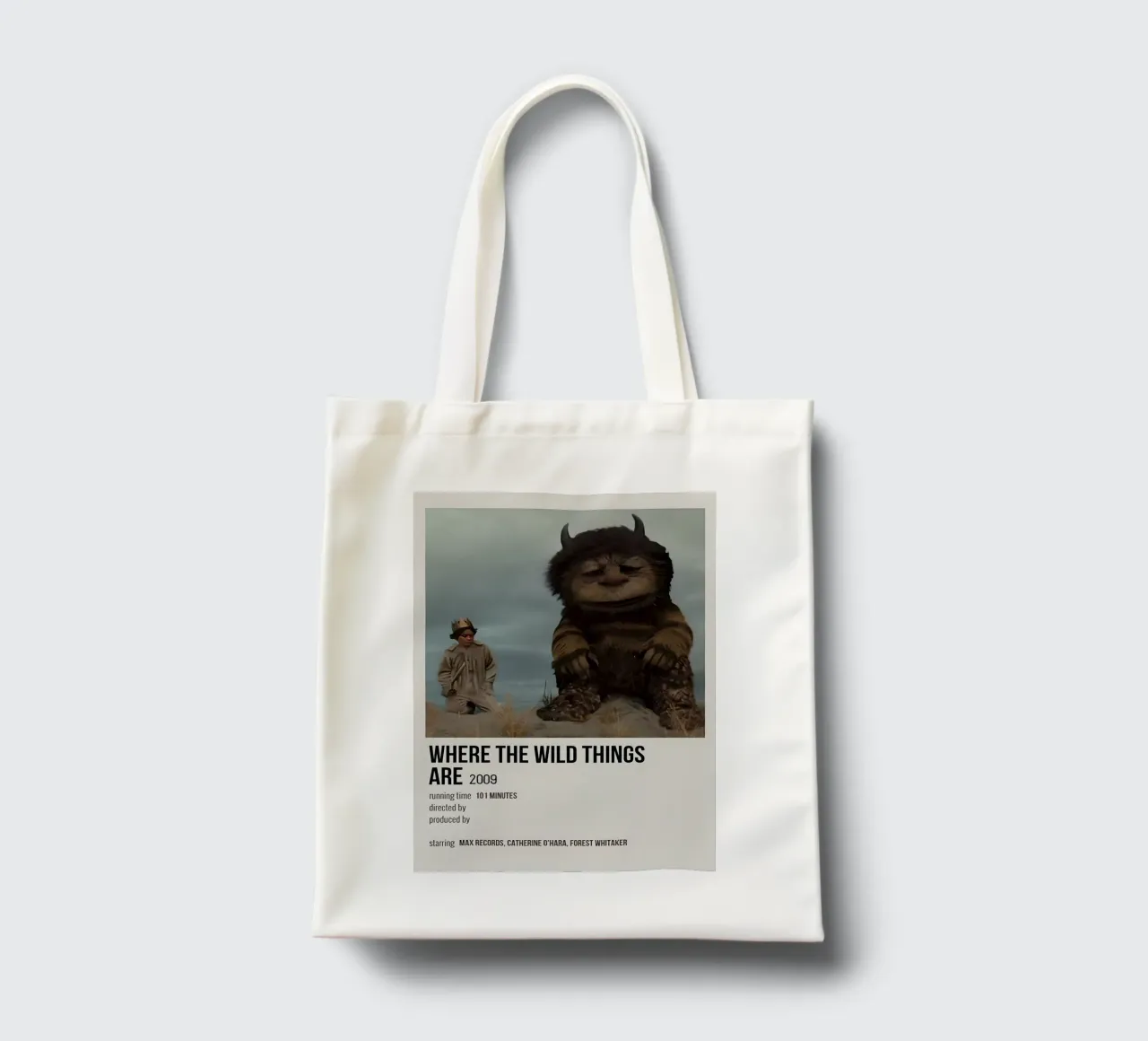 WHERE THE WILD THINGS ARE 2009 borsa in juta da MVFminimalist