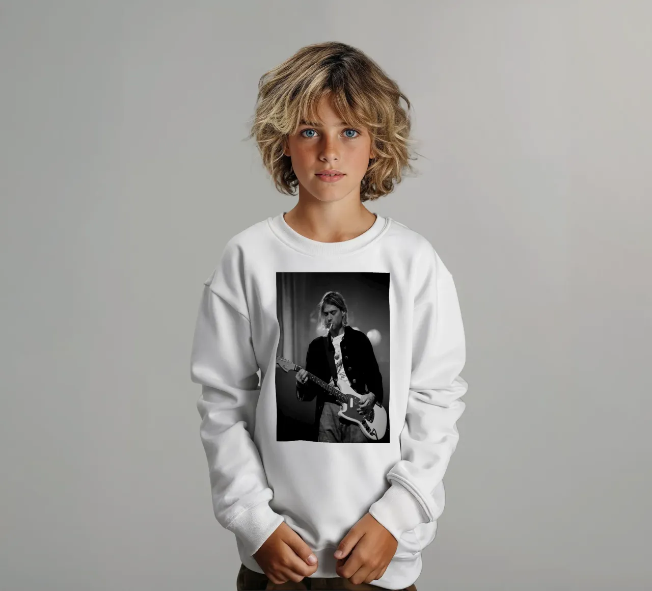 Black And White Version felpa bambino da Has Fab