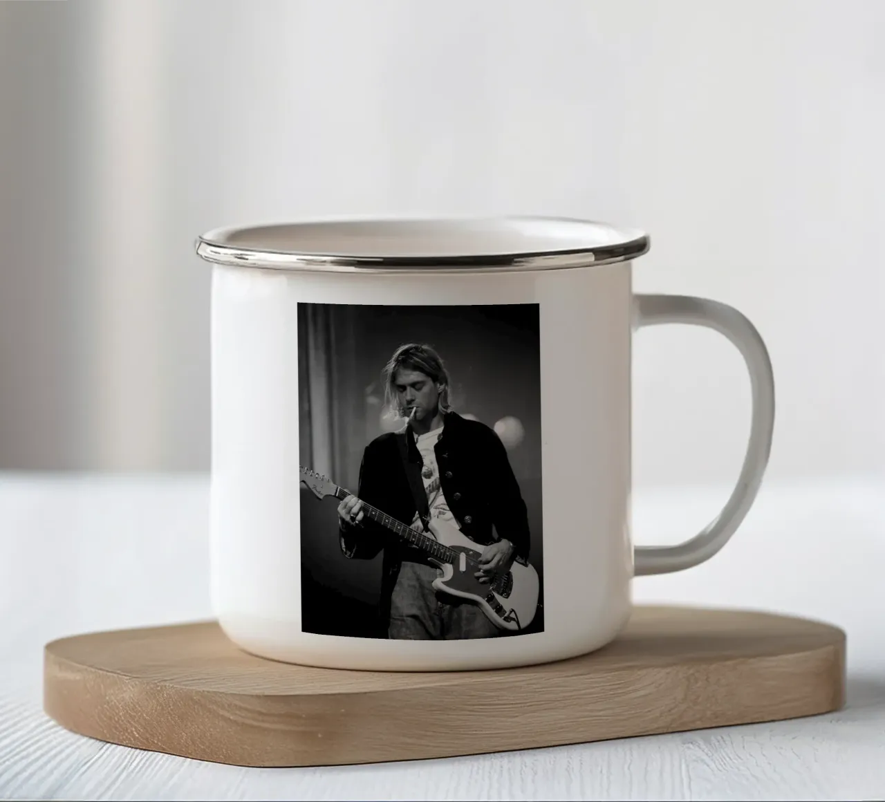 Black And White Version tazza in smalto da Has Fab