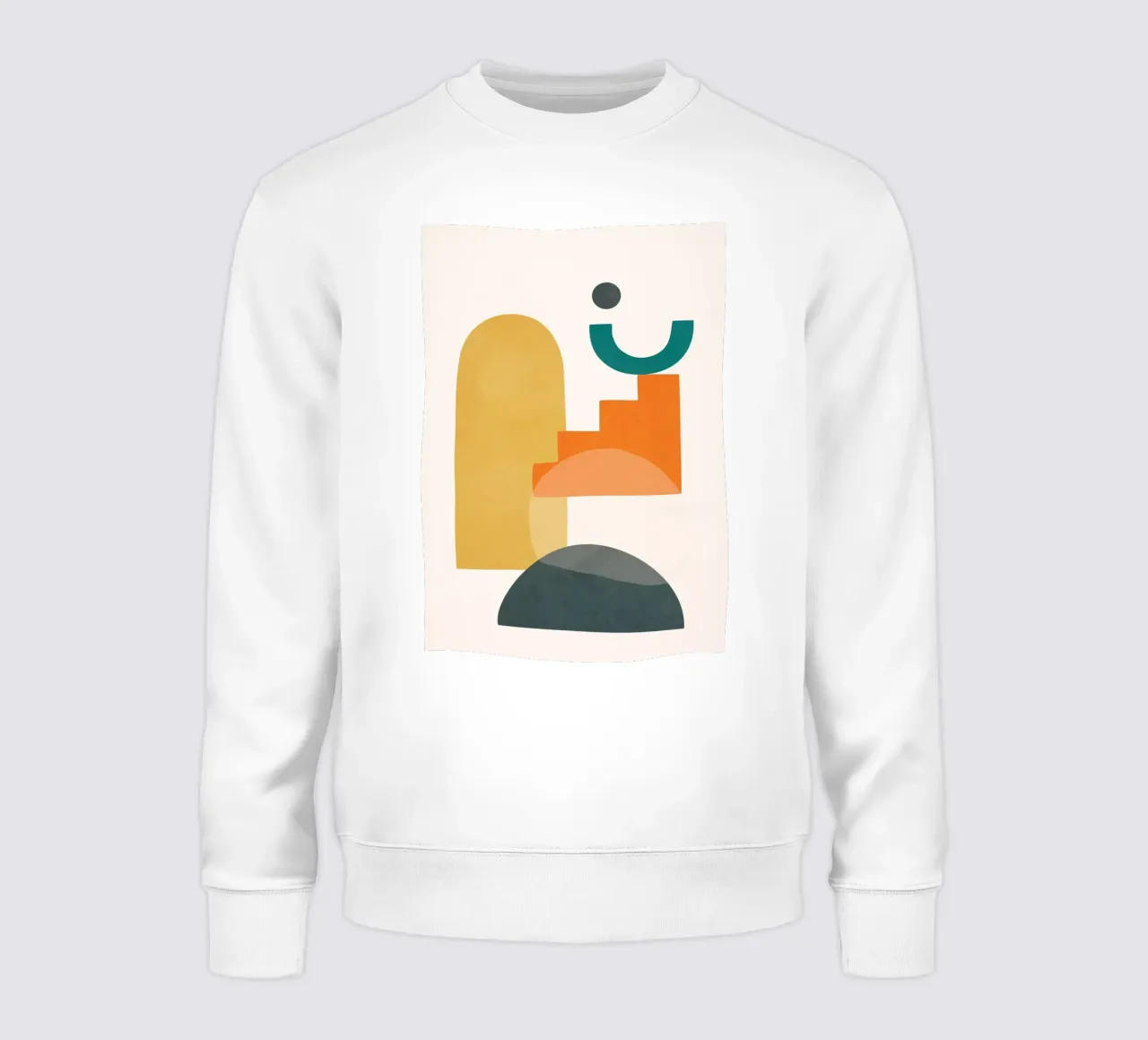 Playful Geometry 03 Sweatshirt von Flow Line