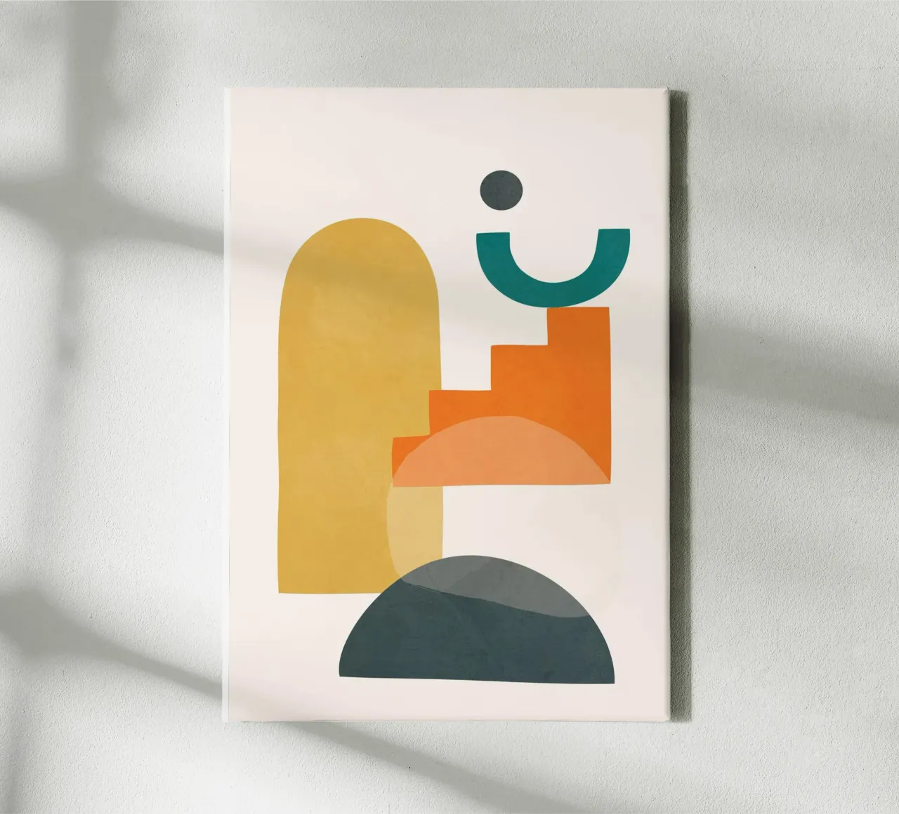 Playful Geometry 03 tela con Cornice a cassetta da Flow Line