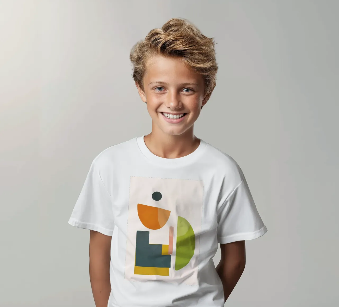 Playful Geometry 05 t-shirt bambini da Flow Line