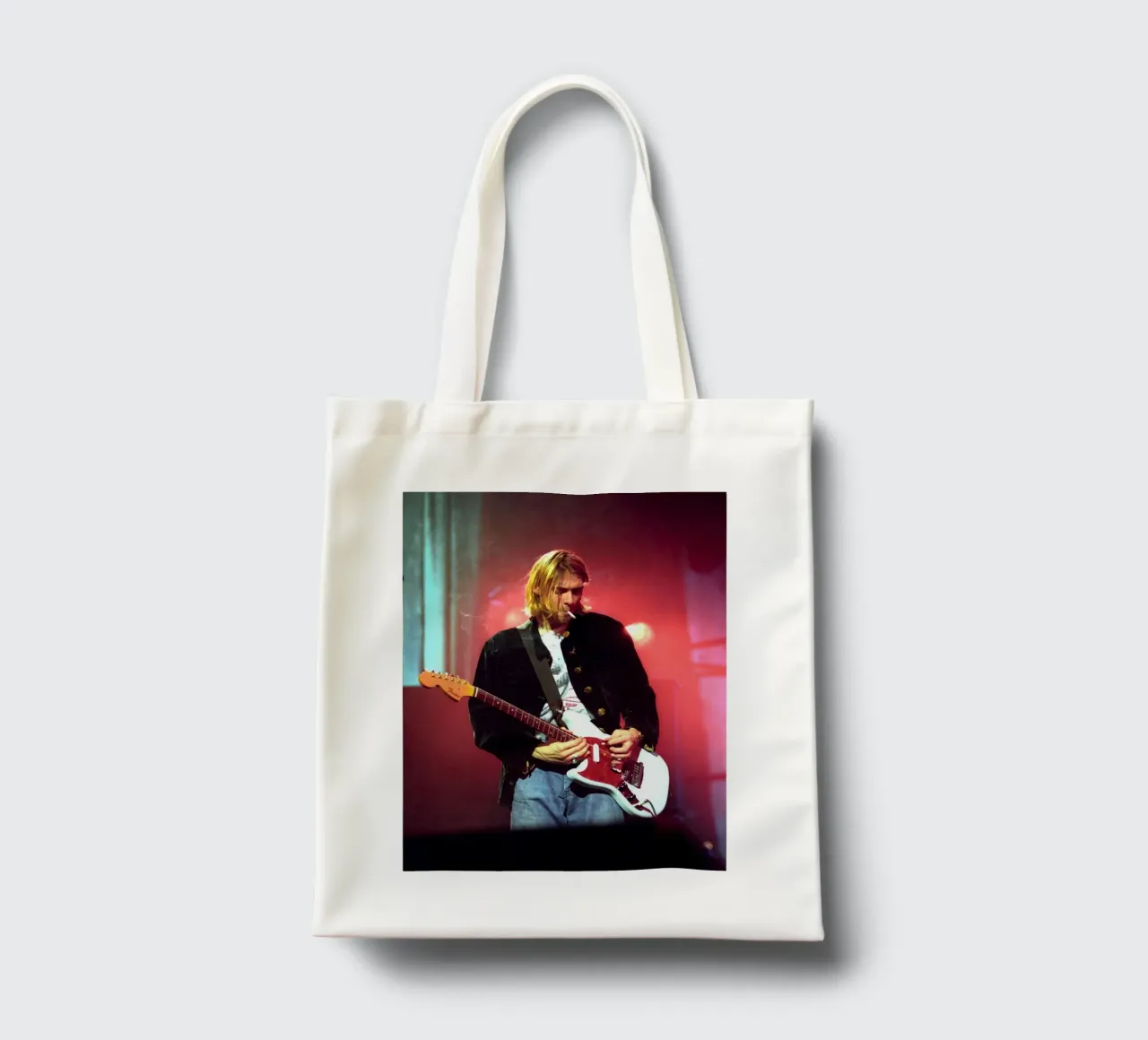 Good Perform Kurt Cobain Poster tote bag by Has Fab