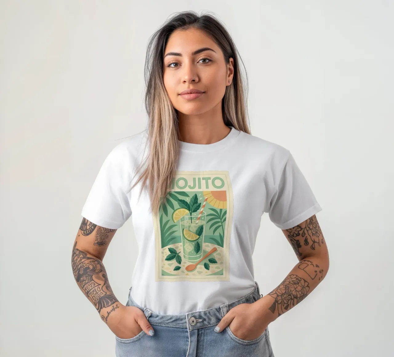 MOJITO - La freschezza cubana sulla parete t-shirt da Boissons - Affiches & posters - Retro