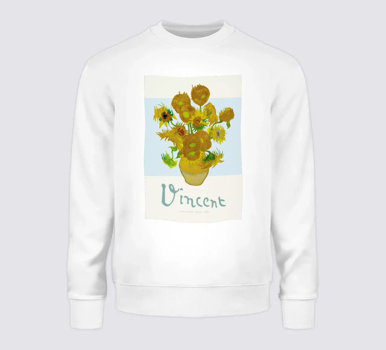 Signed, Vincent – Sunflowers felpa da Vintage by JUNIQE