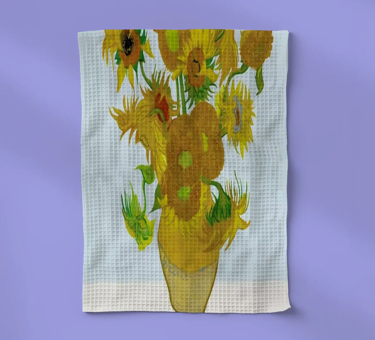 Signed, Vincent – Sunflowers canovaccio da cucina da Vintage by JUNIQE