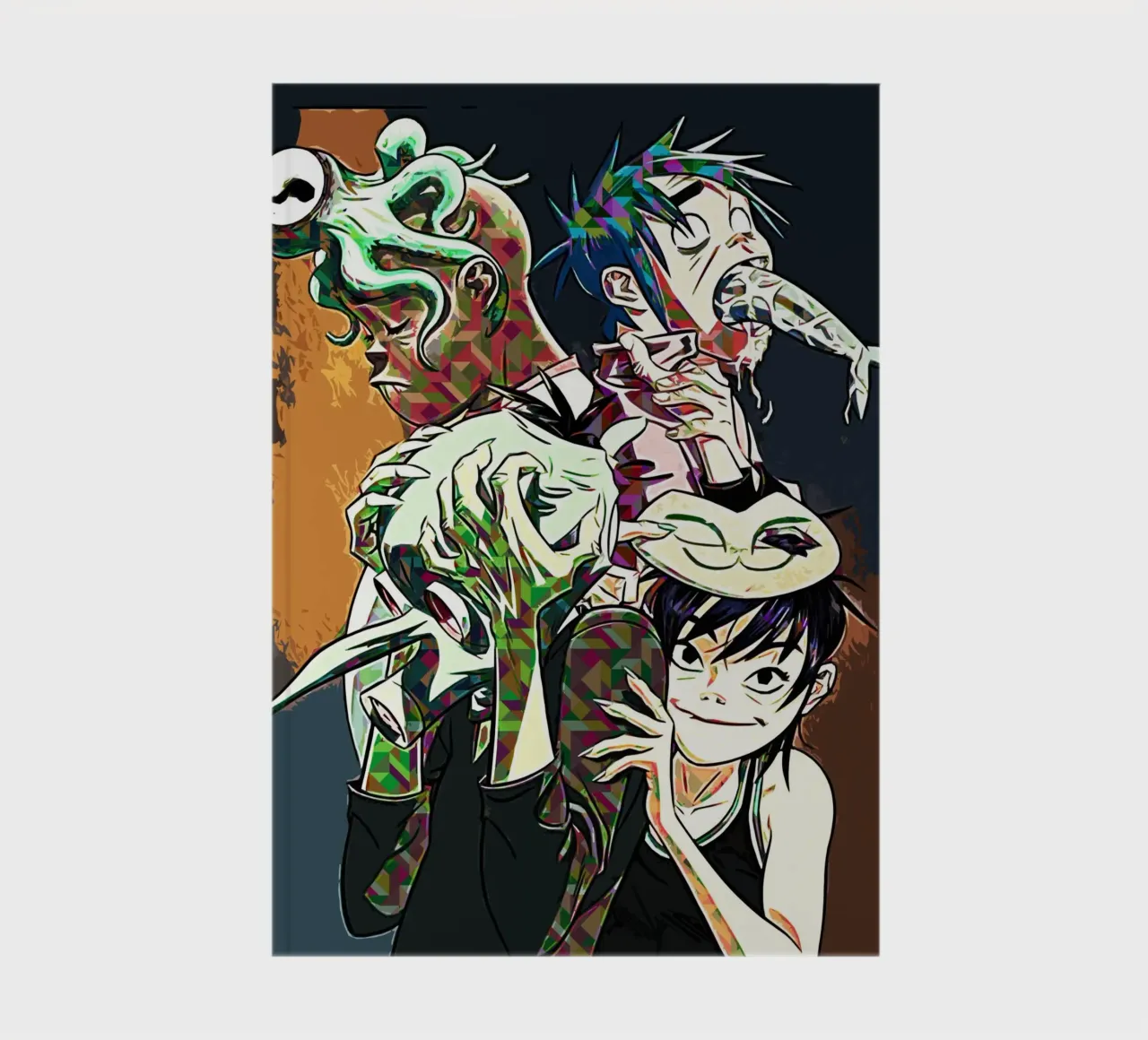gorillaz band music 3 Art notebook by music soul