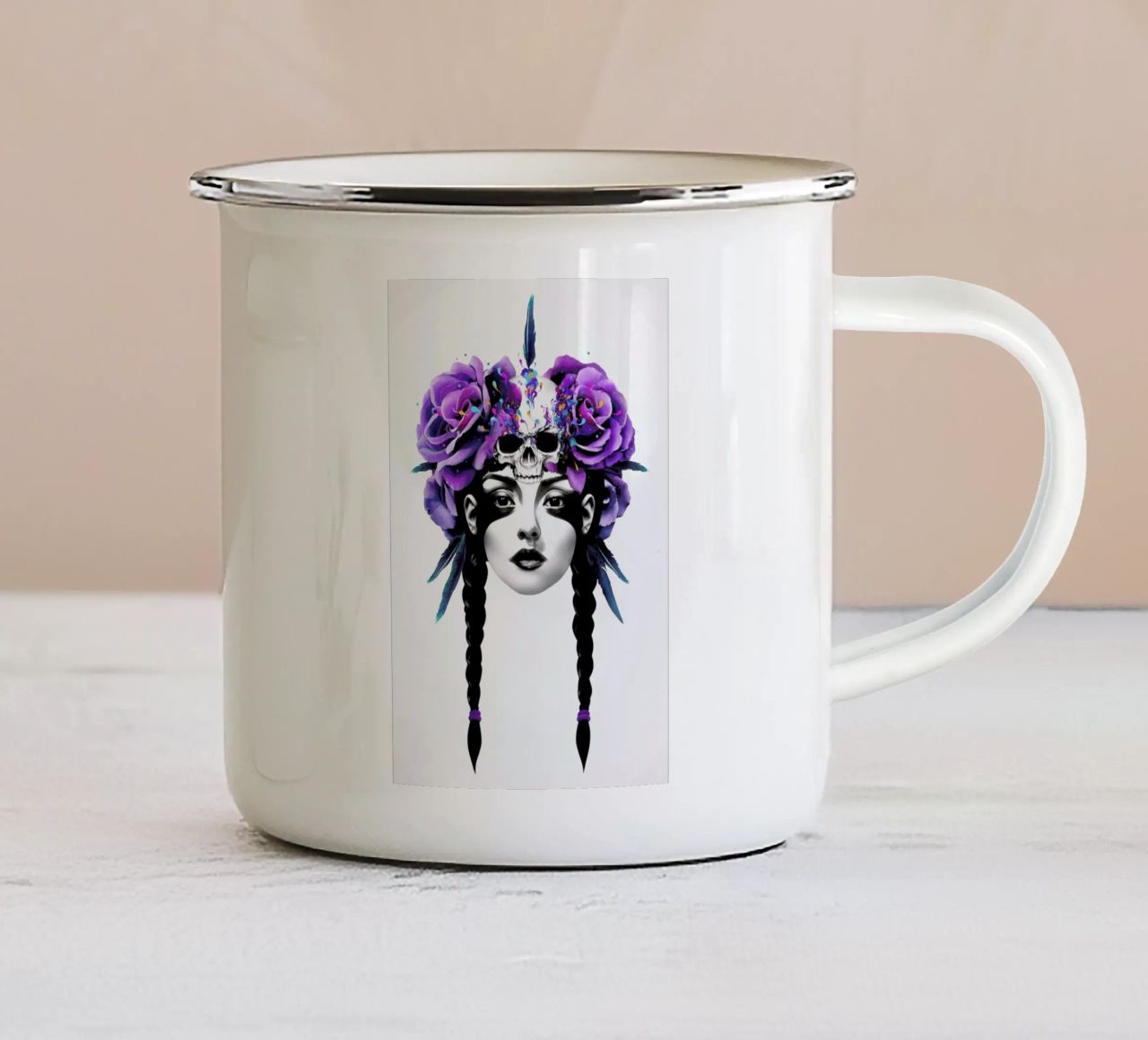 New way warrior tazza in smalto da Ruben Ireland