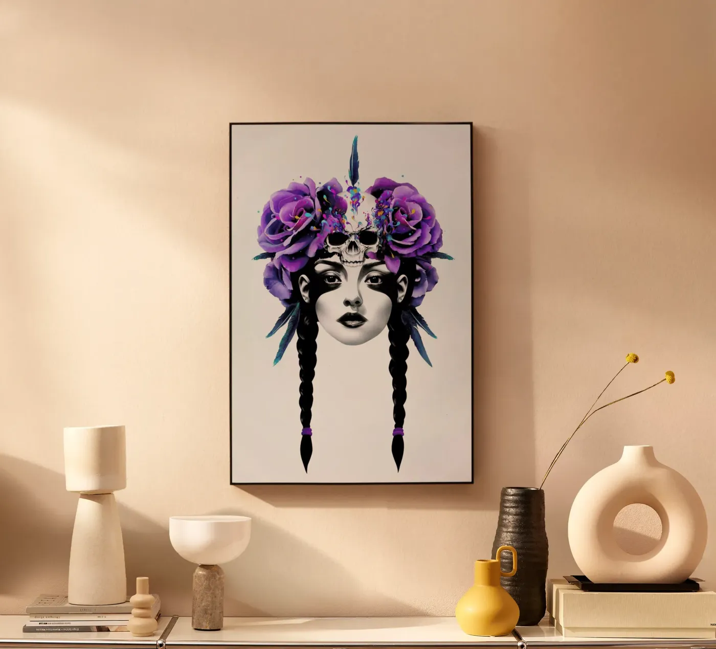 New way warrior acryl van Ruben Ireland
