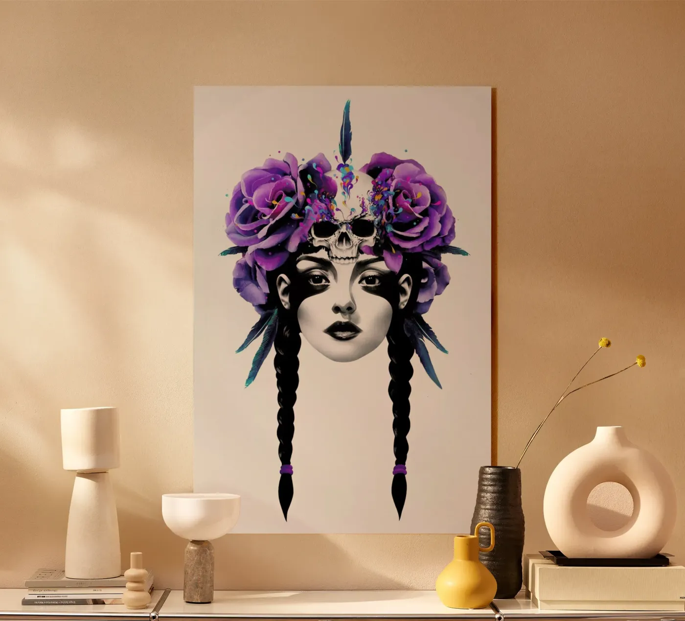 New way warrior acryl van Ruben Ireland