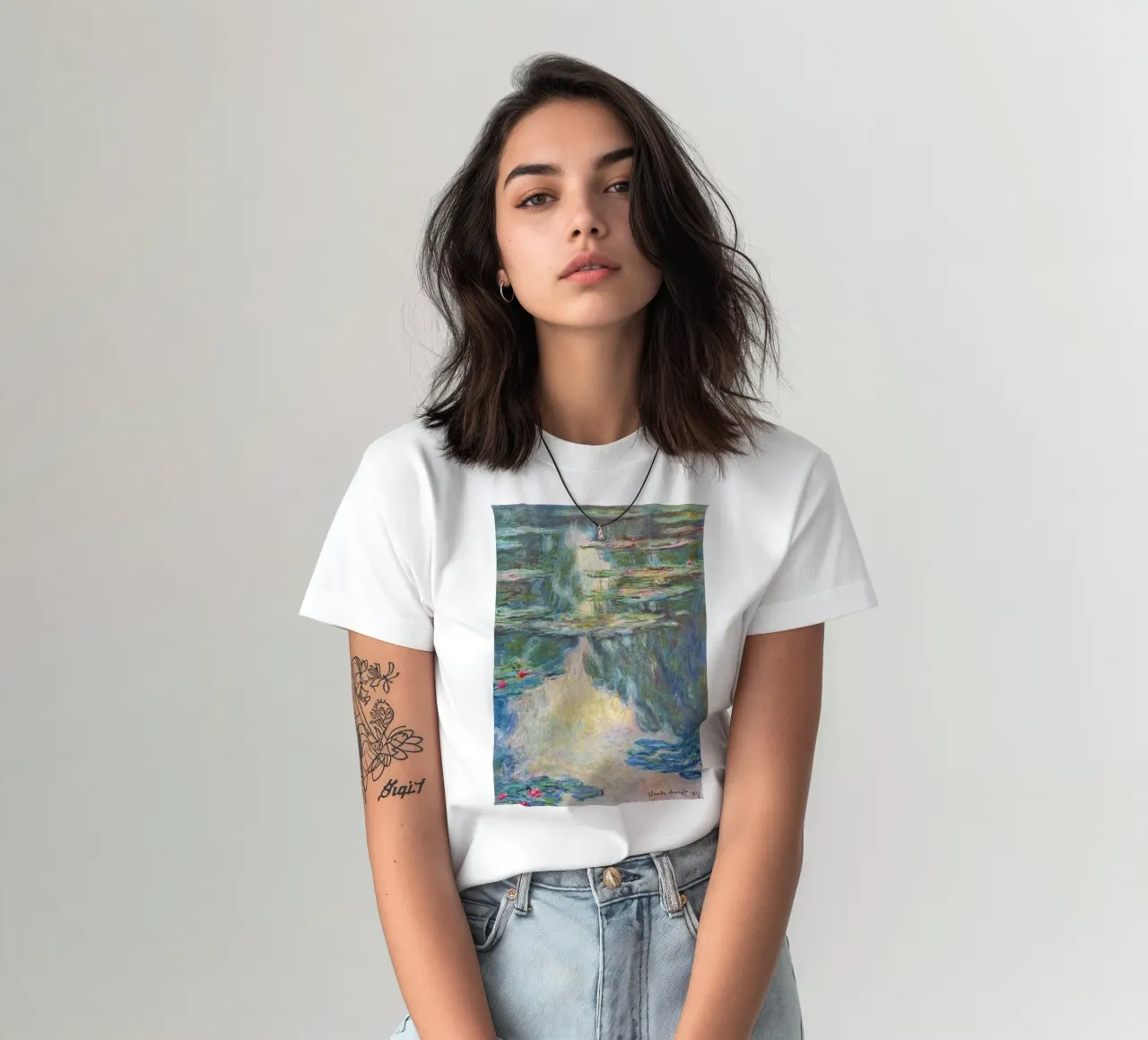 Le ninfee di Claude Monet t-shirt da Monet Art Prints