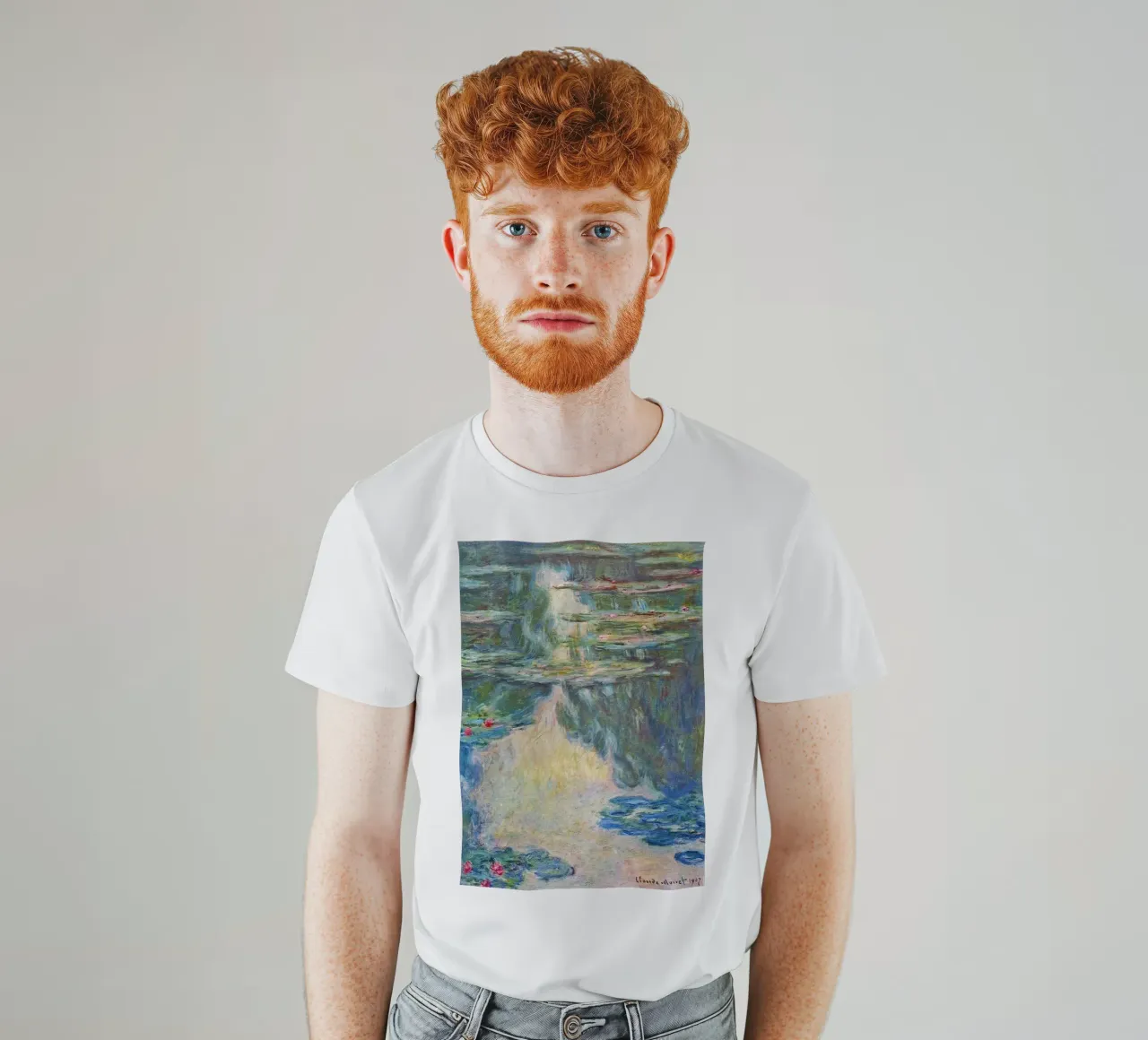 Le ninfee di Claude Monet t-shirt da Monet Art Prints