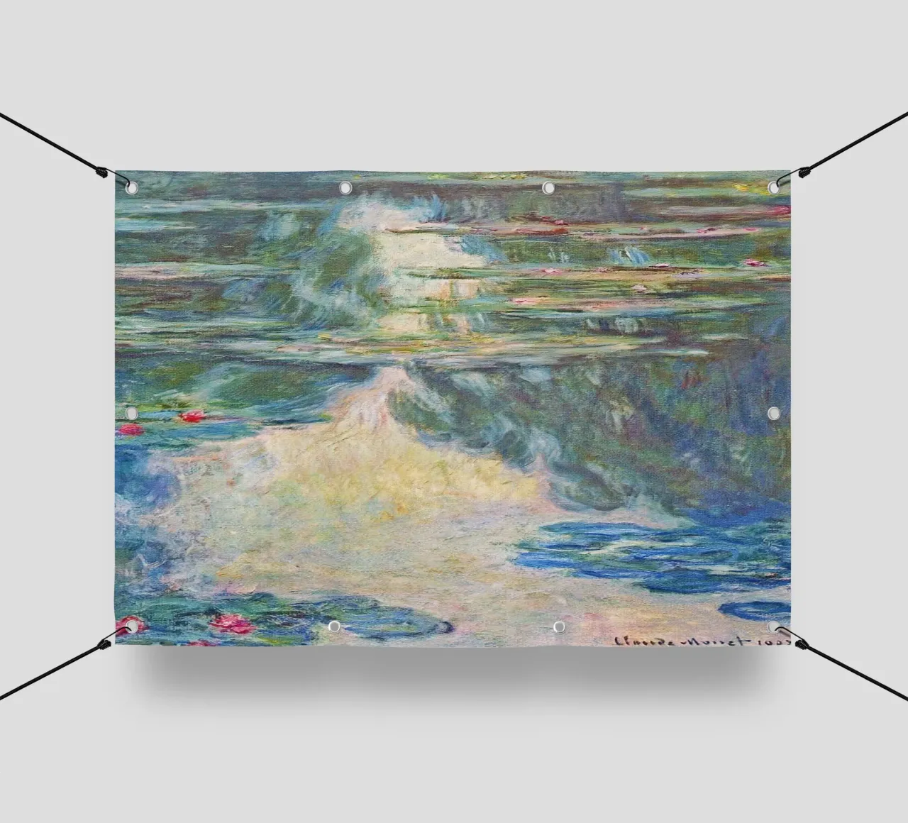 Le ninfee di Claude Monet telo in pvc da Monet Art Prints