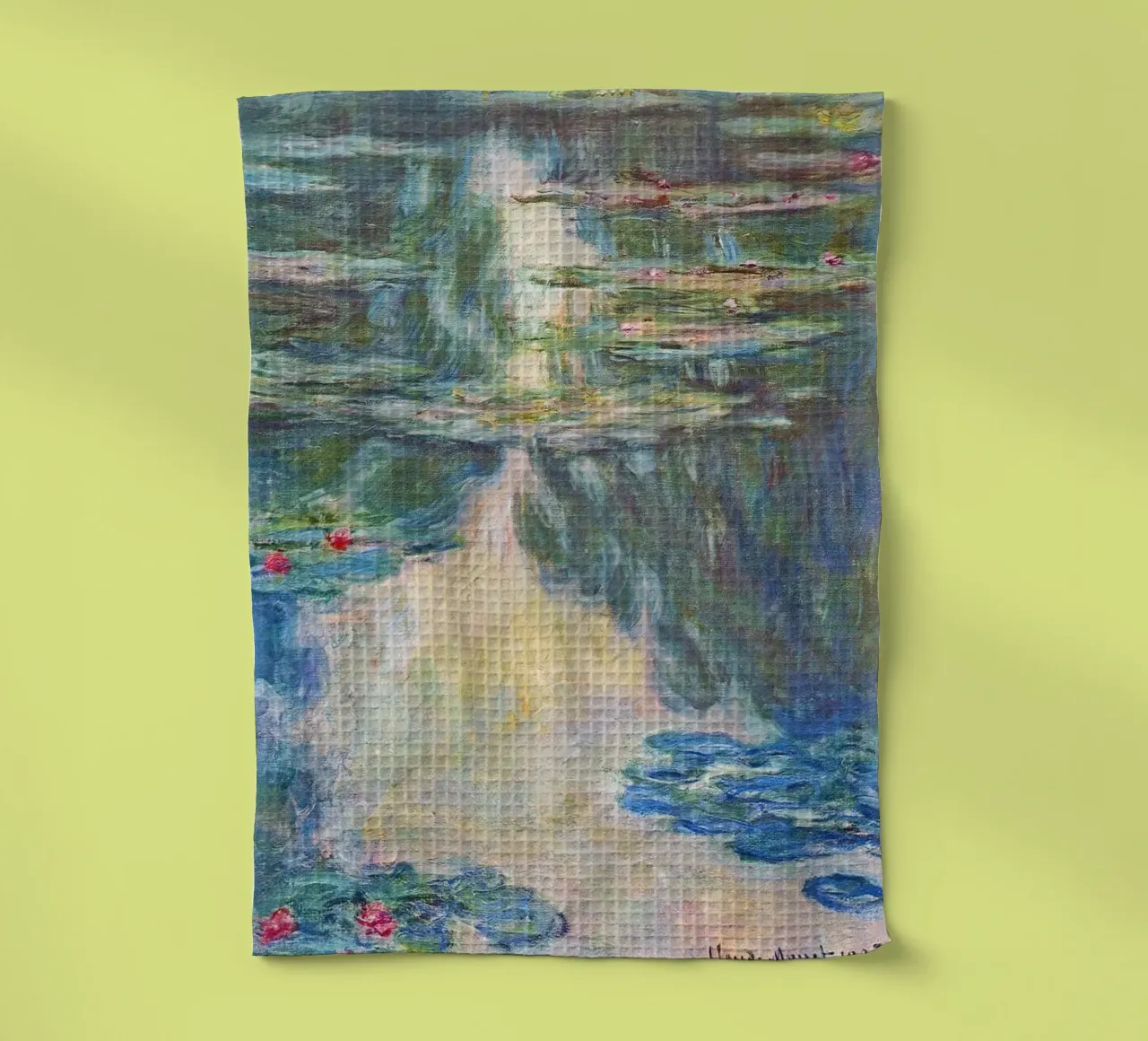Le ninfee di Claude Monet canovaccio da cucina da Monet Art Prints