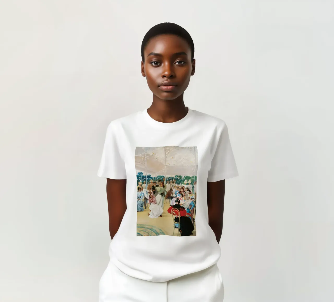 Fiera di Cordoba di Julio Romero de Torres t-shirt da Venus Art