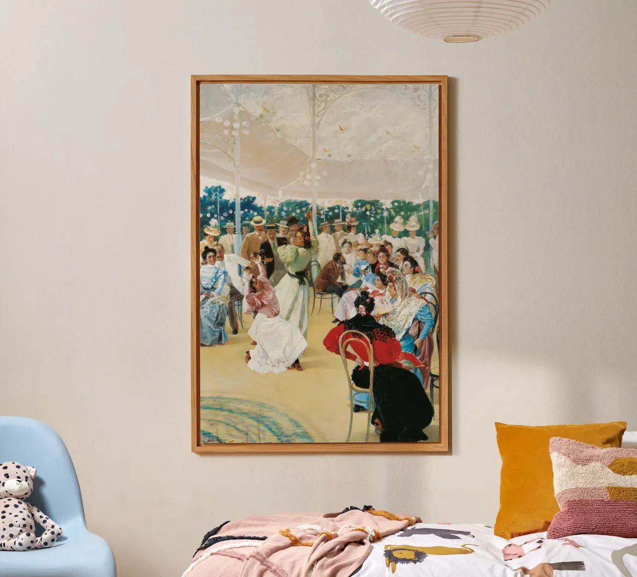 Cordoba Fair by Julio Romero de Torres forex plate by Venus Art
