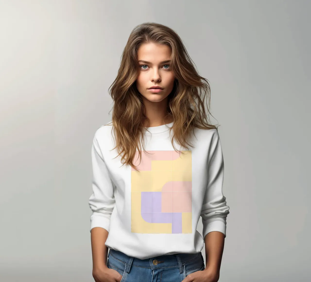 Retro Tiles 16 Sweatshirt von designdn